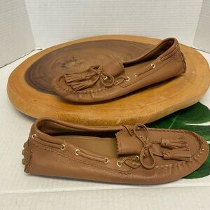 COACH Nadia Leather Driving Loafers